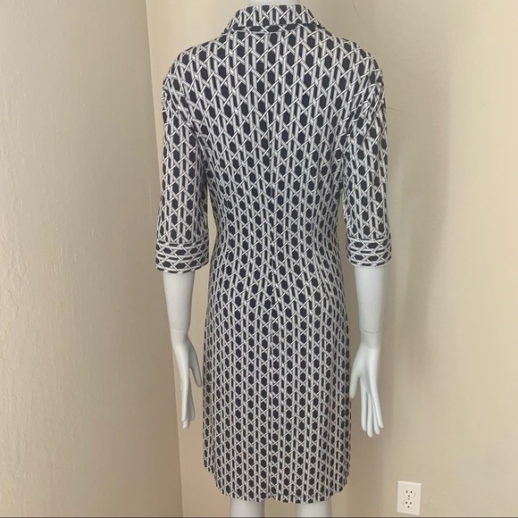 LAUNDRY BY SHELLI SEGAL Blue Jersey Dress - Picture 10 of 16